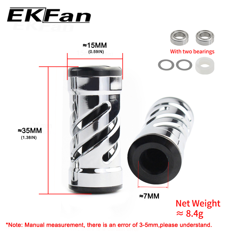 Manivela de Alumínio EKFan par - Reel Handle avaliação e preço